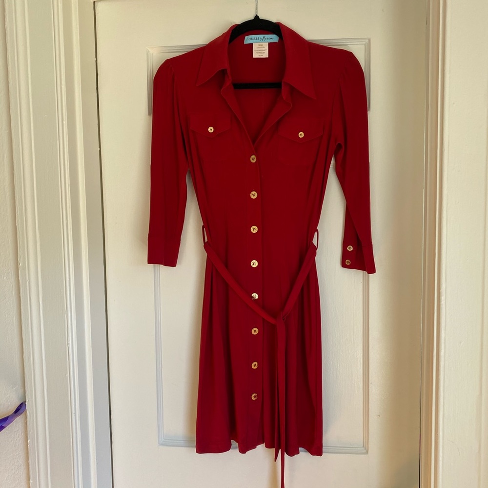 Guess by Marciano like new red dress